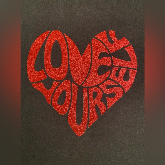 NEW! Love Yourself custom graphic tee - Picture 3 of 4